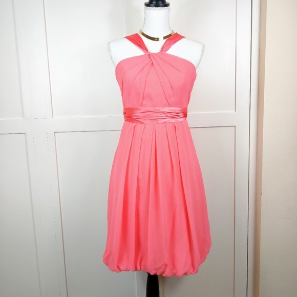 coral junior bridesmaid dresses